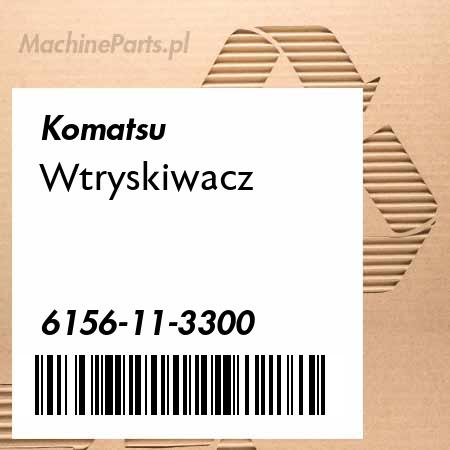 6156-11-3300 Wtryskiwacz do Komatsu silnik - S6D125