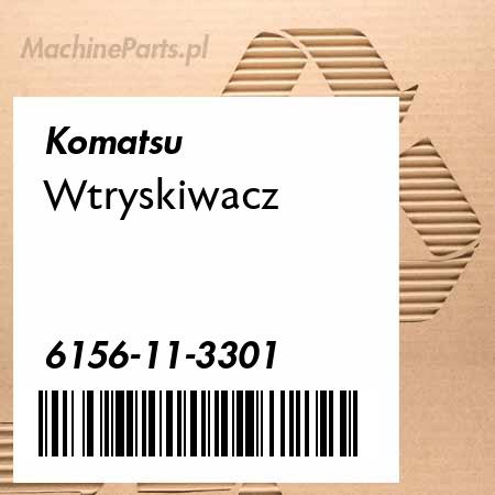 6156-11-3301 Wtryskiwacz do Komatsu silnik - S6D125